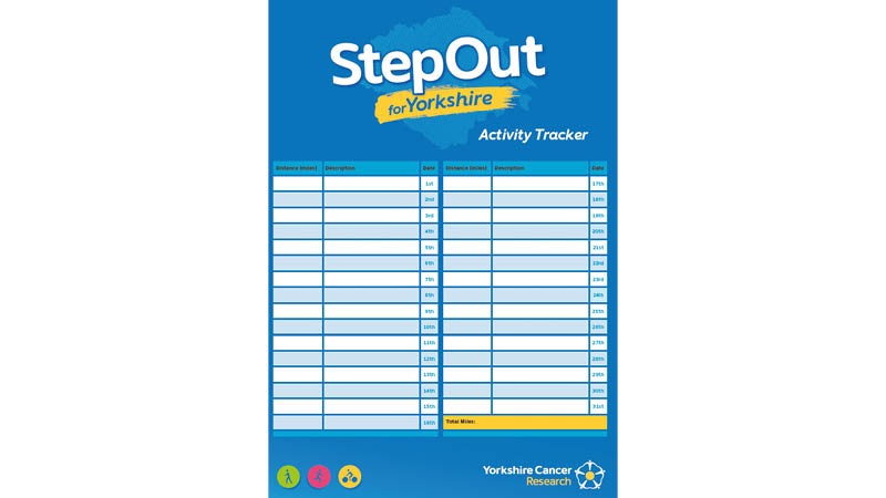 Step Out for Yorkshire activity trackers