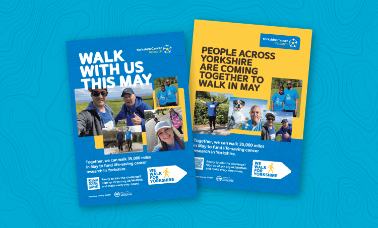 We Walk for Yorkshire posters